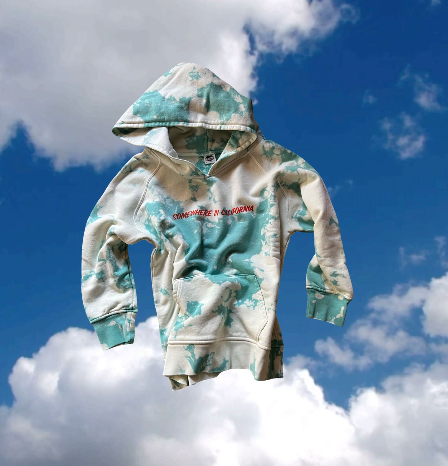 ☀️ SAMPLE SALE - SOMEWHERE IN CALIFORNIA First Edition Fitted Hoodie in Sky