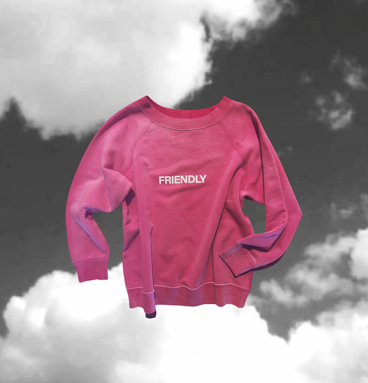 ☀️ SAMPLE SALE- Fitted Crew For Her / FRIENDLY in Punk