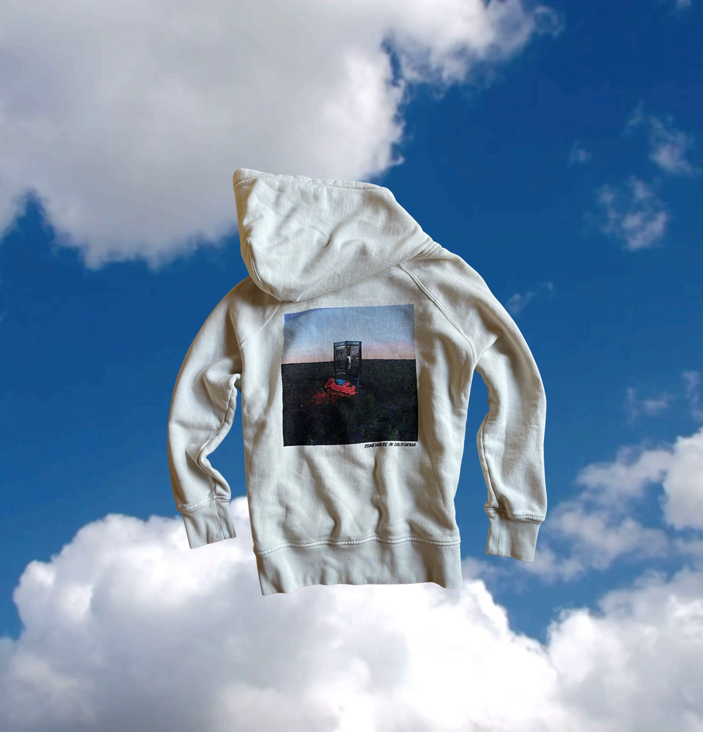 ☀️ SAMPLE SALE- CALL ME First Edition Fitted Hoodie in Ghost