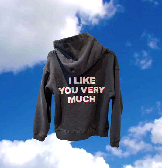 I Like You Very Much Zip-Front Hoodie Unisex
