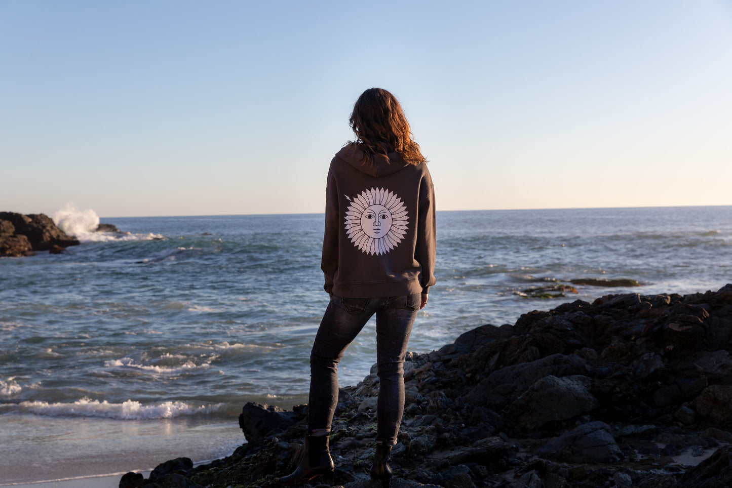 ☀️ SAMPLE SALE- I AM YOUR SUNSHINE  Unisex Zip Front Hoodie in Vinyl
