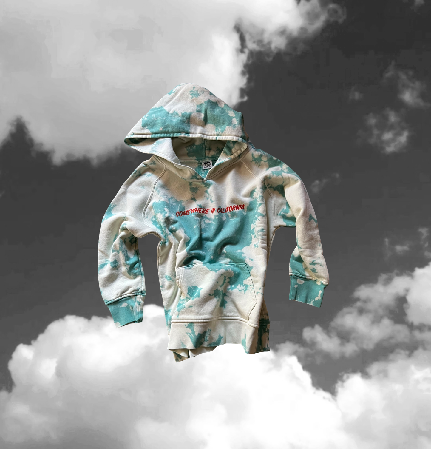 ☀️ SAMPLE SALE - SOMEWHERE IN CALIFORNIA First Edition Fitted Hoodie in Sky
