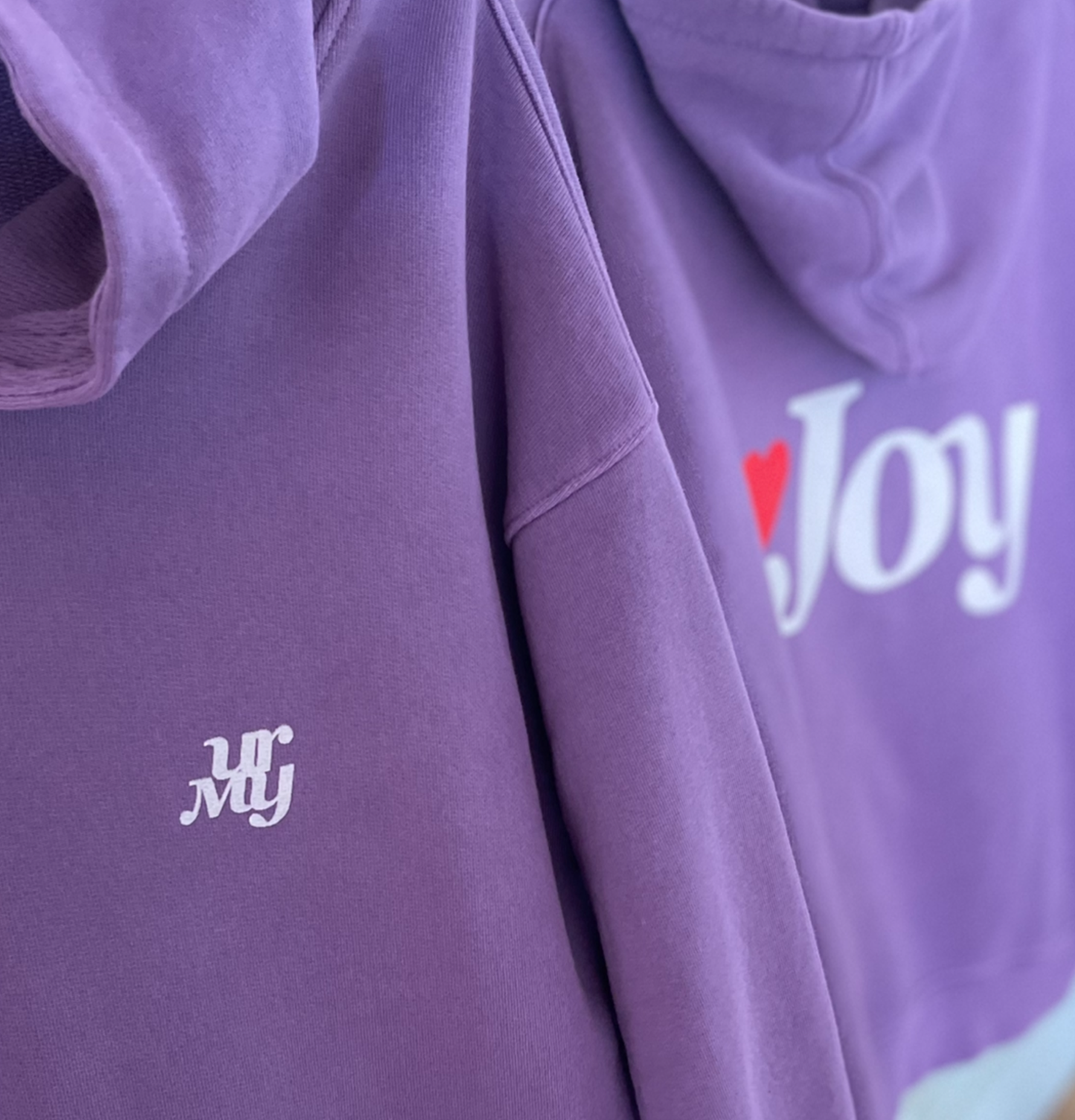 ☀️ SAMPLE SALE- Unisex Pullover hoodie UR MY JOY in Grimace